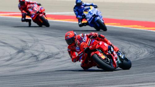 La course des Moto GP